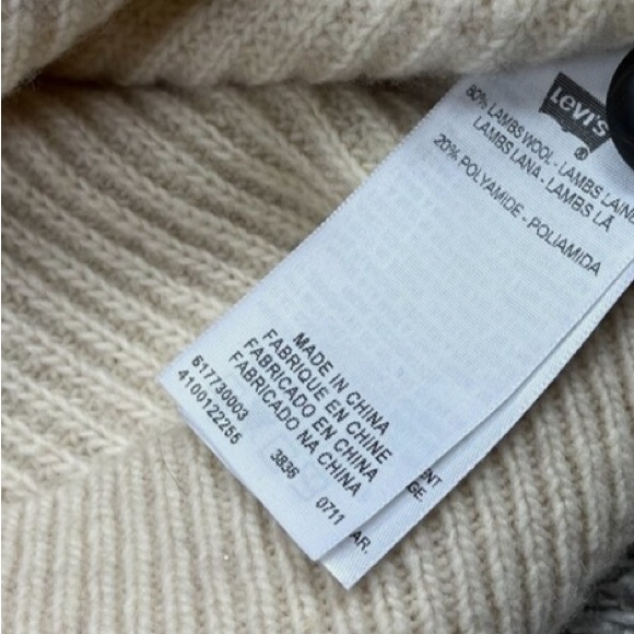 Levi’s Men’s Wool Blend Shawl Collar Sweater - Picture 2 of 5